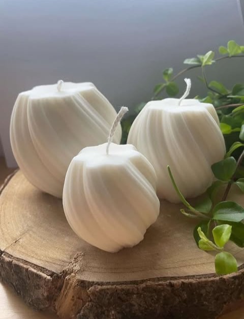 Swirl candle
