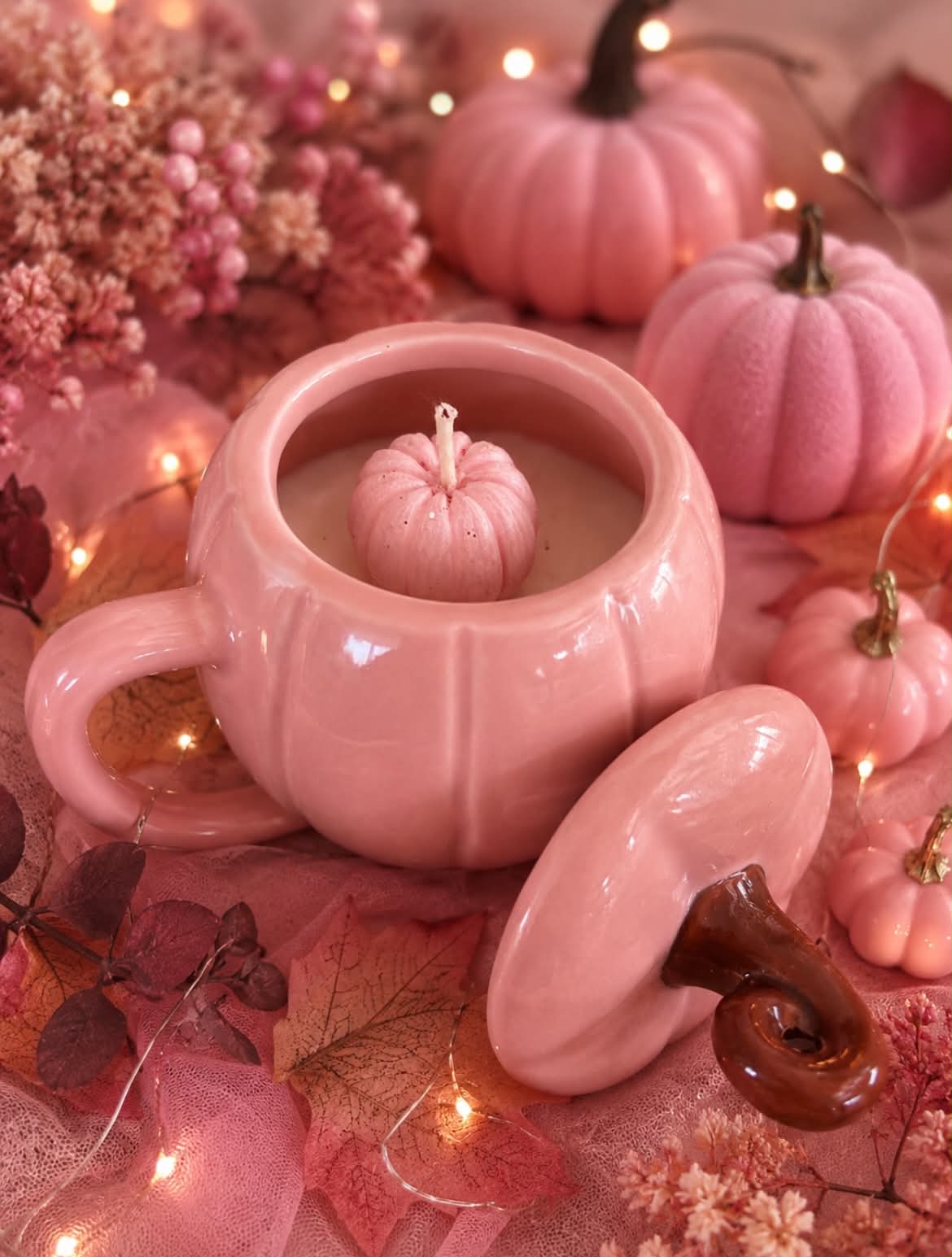 Pink Pumpkin Mug